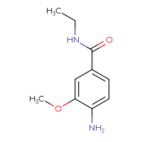 Chemical structure of 4-amino-N-ethyl-3-methoxybenzamide - CSSB00011850492