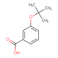 Chemical structure of 3-(tert-butoxy)benzoic acid - CSSB00011996820