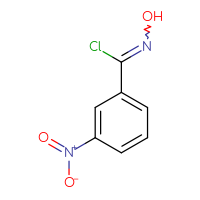 Chemical structure of N-hydroxy-3-nitrobenzene-1-carbonimidoyl chloride - CSSB00011934244