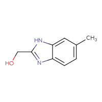 Chemical structure of (6-methyl-1H-1,3-benzodiazol-2-yl)methanol - CSSB00000187184