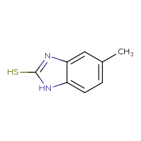 Chemical structure of 5-methyl-1H-1,3-benzodiazole-2-thiol - CSSB00000186715
