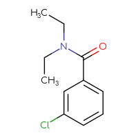 Chemical structure of 3-chloro-N,N-diethylbenzamide - CSSB00000158730