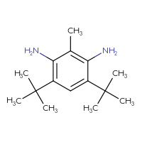 Chemical structure of 4,6-di-tert-butyl-2-methylbenzene-1,3-diamine - CSSB21380386170