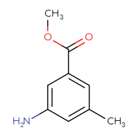 Chemical structure of methyl 3-amino-5-methylbenzoate - CSSB00011794246