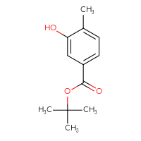 Chemical structure of tert-butyl 3-hydroxy-4-methylbenzoate - CSSB00011942412