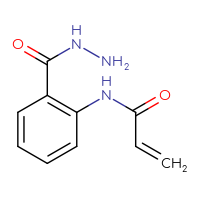 Chemical structure of N-[2-(hydrazinecarbonyl)phenyl]prop-2-enamide - CSSB21151596511