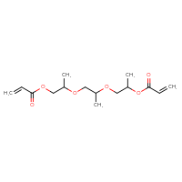 Chemical structure of 1-[(1-{[1-(prop-2-enoyloxy)propan-2-yl]oxy}propan-2-yl)oxy]propan-2-yl prop-2-enoate - CSSB00000059153