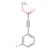 Chemical structure of methyl 3-(3-fluorophenyl)prop-2-ynoate - CSSB00012100072