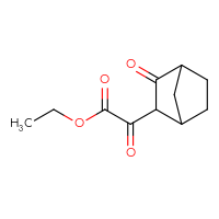 Chemical structure of ethyl 2-oxo-2-{3-oxobicyclo[2.2.1]heptan-2-yl}acetate - CSSB03548627642