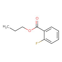 Chemical structure of propyl 2-fluorobenzoate - CSSB00000170101