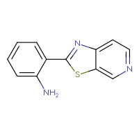 Chemical structure of 2-{[1,3]thiazolo[5,4-c]pyridin-2-yl}aniline - CSSB00010244846