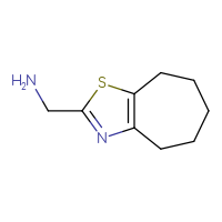 Chemical structure of 1-{4H,5H,6H,7H,8H-cyclohepta[d][1,3]thiazol-2-yl}methanamine - CSSB00000238625