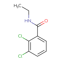 Chemical structure of 2,3-dichloro-N-ethylbenzamide - CSSB00000160152