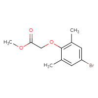 Chemical structure of methyl 2-(4-bromo-2,6-dimethylphenoxy)acetate - CSSB00010769432