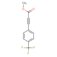 Chemical structure of methyl 3-[4-(trifluoromethyl)phenyl]prop-2-ynoate - CSSB00012100190