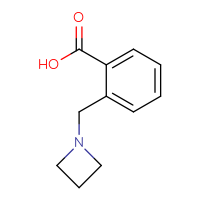 Chemical structure of 2-[(azetidin-1-yl)methyl]benzoic acid - CSSB00014852661