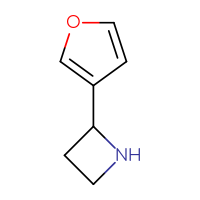 Chemical structure of 2-(furan-3-yl)azetidine - CSSB00012179663