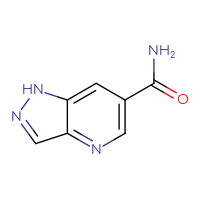 Chemical structure of 1H-pyrazolo[4,3-b]pyridine-6-carboxamide - CSSB00015781412