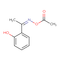 Chemical structure of (Z)-[1-(2-hydroxyphenyl)ethylidene]amino acetate - CSSB00025717043