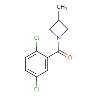 Chemical structure of 1-(2,5-dichlorobenzoyl)-3-methylazetidine - CSSB00061996552
