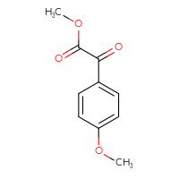 Chemical structure of methyl 2-(4-methoxyphenyl)-2-oxoacetate - CSSB00011995930