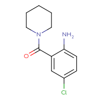 Chemical structure of 4-chloro-2-(piperidine-1-carbonyl)aniline - CSSB00000287661