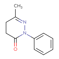 Chemical structure of 6-methyl-2-phenyl-2,3,4,5-tetrahydropyridazin-3-one - CSSB00000005672