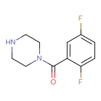 Chemical structure of 1-(2,5-difluorobenzoyl)piperazine - CSSB00000285998