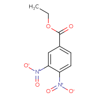 Chemical structure of ethyl 3,4-dinitrobenzoate - CSSB00020613819