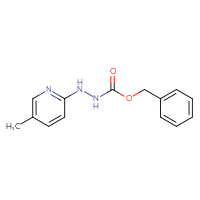 Chemical structure of N'-(5-methylpyridin-2-yl)(benzyloxy)carbohydrazide - CSSB21332336255
