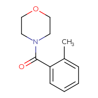 Chemical structure of 4-(2-methylbenzoyl)morpholine - CSSB00000158672