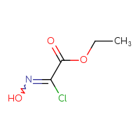 Chemical structure of ethyl 2-chloro-2-(hydroxyimino)acetate - CSSB00000766233