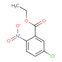 Chemical structure of ethyl 5-chloro-2-nitrobenzoate - CSSB00000170451
