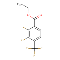 Chemical structure of ethyl 2,3-difluoro-4-(trifluoromethyl)benzoate - CSSB08305870542
