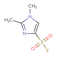 Chemical structure of 1,2-dimethyl-1H-imidazole-4-sulfonyl fluoride - CSSB00024414373