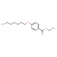 Chemical structure of ethyl 4-(heptyloxy)benzoate - CSSB00008260554