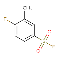 Chemical structure of 4-fluoro-3-methylbenzene-1-sulfonyl fluoride - CSSB00010300617