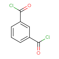 Chemical structure of benzene-1,3-dicarbonyl dichloride - CSSB00000210644