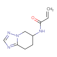 Chemical structure of N-{5H,6H,7H,8H-[1,2,4]triazolo[1,5-a]pyridin-6-yl}prop-2-enamide - CSSB00697461279