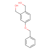 Chemical structure of [5-(benzyloxy)-2-(hydroxymethyl)phenyl]methanol - CSSB17212566160