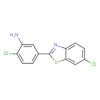 Chemical structure of 2-chloro-5-(6-chloro-1,3-benzothiazol-2-yl)aniline - CSSB00000701202