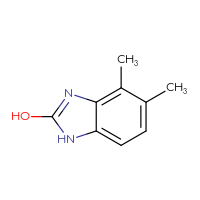 Chemical structure of 4,5-dimethyl-1H-1,3-benzodiazol-2-ol - CSSB00011998728