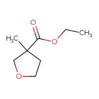 Chemical structure of ethyl 3-methyloxolane-3-carboxylate - CSSB00016136471
