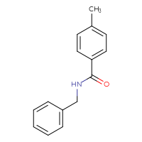 Chemical structure of N-benzyl-4-methylbenzamide - CSSB00000153169