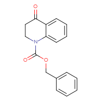 Chemical structure of benzyl 4-oxo-1,2,3,4-tetrahydroquinoline-1-carboxylate - CSSB00022769557