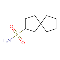 Chemical structure of spiro[4.4]nonane-2-sulfonamide - CSSB00110456061