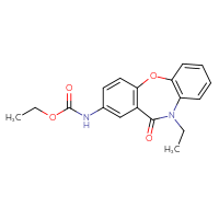 Chemical structure of ethyl N-{9-ethyl-10-oxo-2-oxa-9-azatricyclo[9.4.0.0³,⁸]pentadeca-1(11),3(8),4,6,12,14-hexaen-13-yl}carbamate - CSSB03437077973