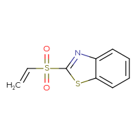 Chemical structure of 2-(ethenesulfonyl)-1,3-benzothiazole - CSSB00011298019