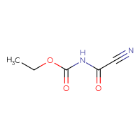 Chemical structure of ethyl N-(cyanocarbonyl)carbamate - CSSB00025775933