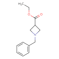 Chemical structure of ethyl 1-benzylazetidine-3-carboxylate - CSSB00010245562